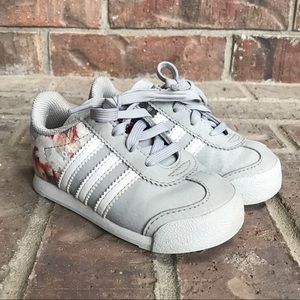 Toddler girls floral Adidas Samoa (size 6)
